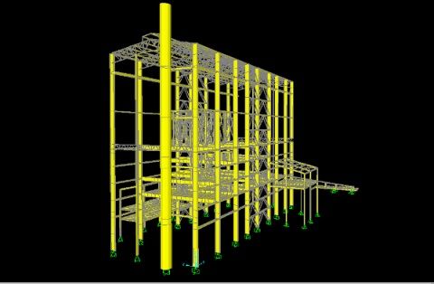 Steel and Concrete Structure designs and drawings