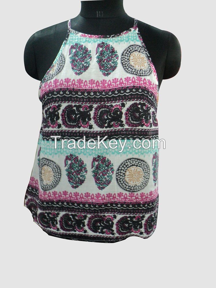 100% cotton ladies tank top