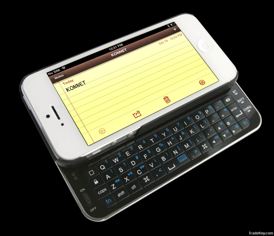 TouchEZ Slideout Keypad Case for iPhone 5/5s/5c