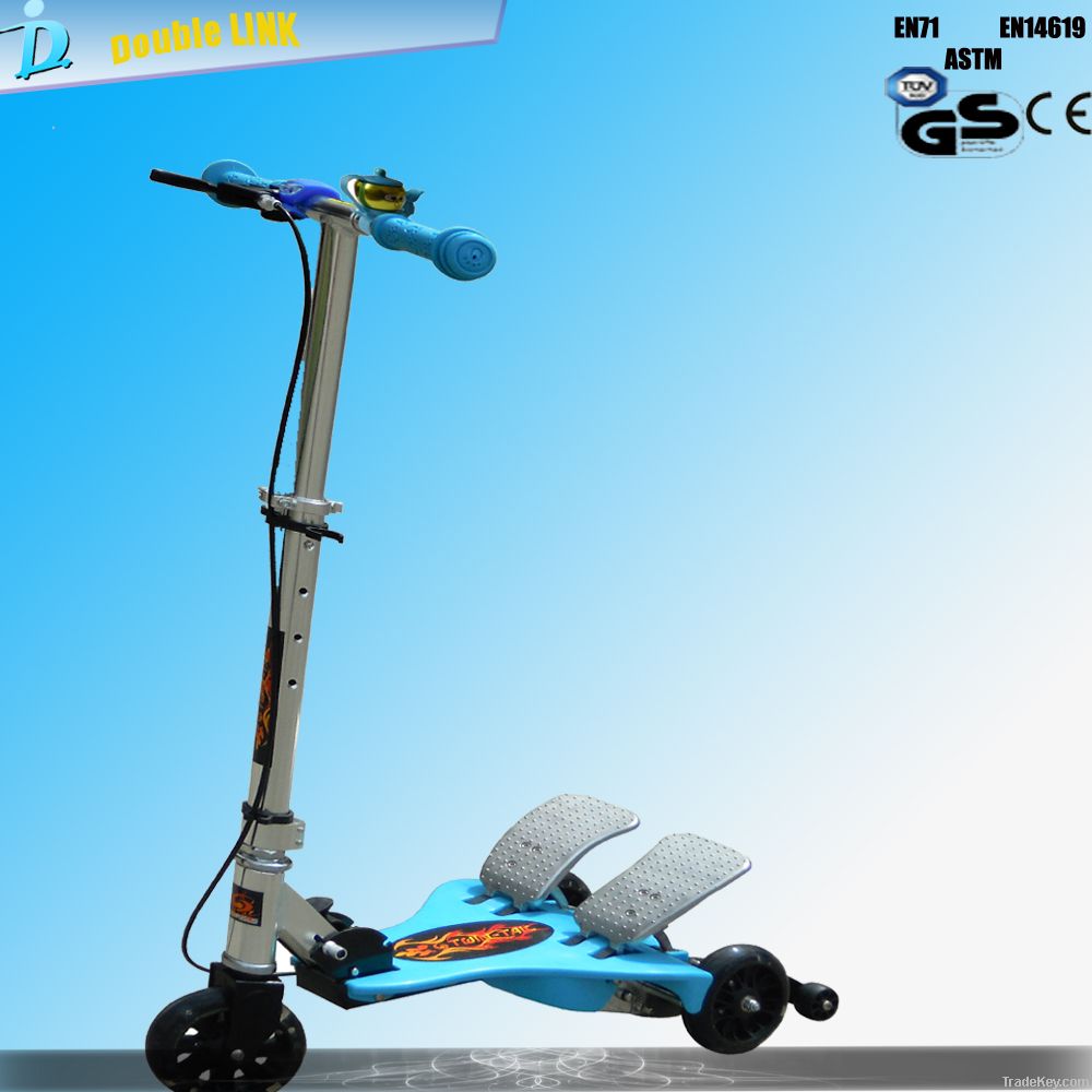 folding scooter new styles double pedals scooter