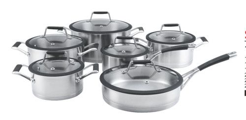 SA-12004 Stainless steel cookware with silicone