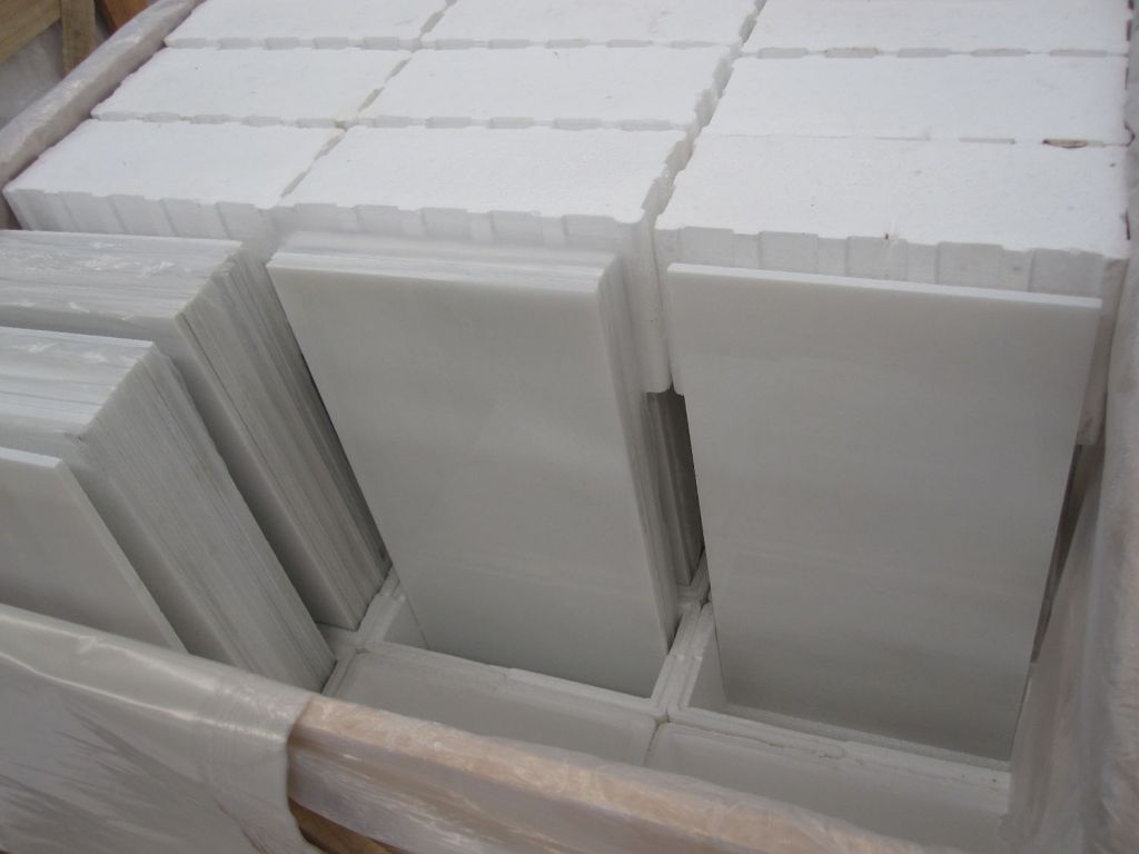 chinese pure White marble