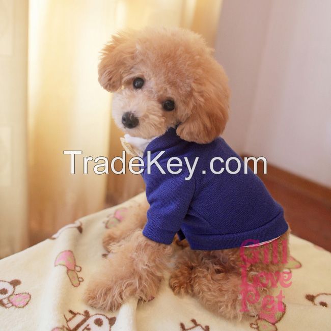 2014 New autumn and winter breathable sweater pet clothes apparel suitable for teddy