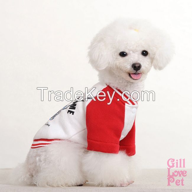 2014 pet breathable sport suit clothes for teddy and poodle
