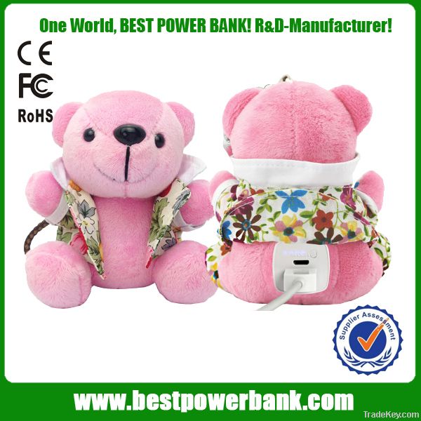 IP-603 Cool Bear 6000mAh USB Power bank for mobile phone/tablet
