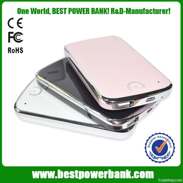 I2000 lithium polymer 5200mAh usb power bank for smartphones/tablet