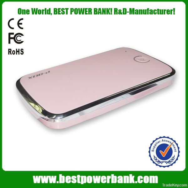 I2000 lithium polymer 5200mAh usb power bank for smartphones/tablet