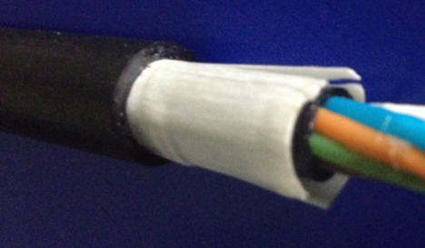 Optical fiber cable for direct buried or heavy duct