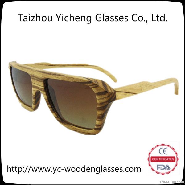 Fashion men and women sunglasses, wood glasses FS0404