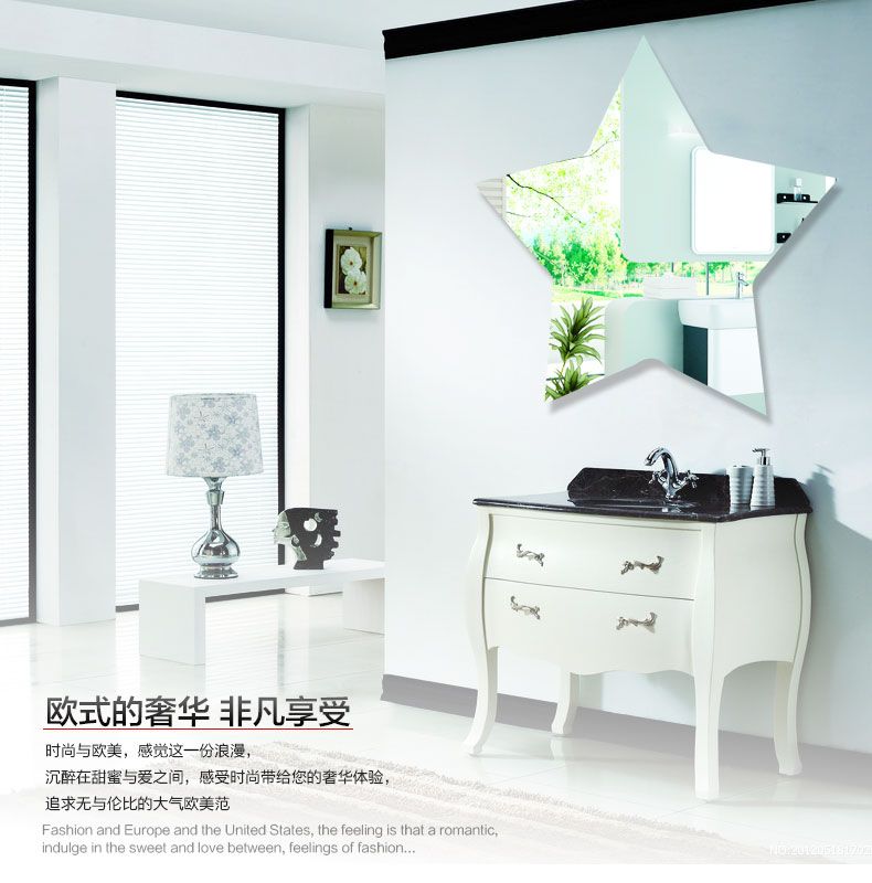 High Quality&Best Price Pentagram LED Bathroom Mirror