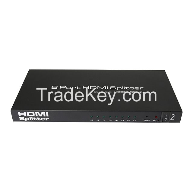 New 4kX2k 8 prot HDMI Splitter 1x8 3D support