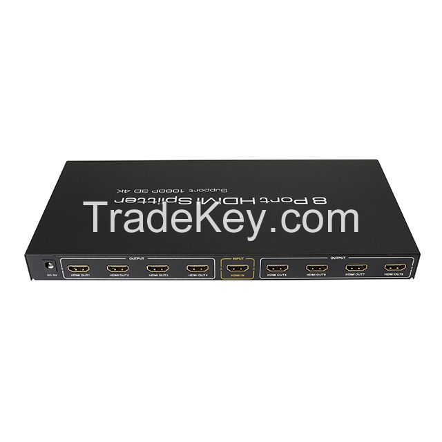 HDMI Splitter 1x8 4k*2k HDCP 3D support 