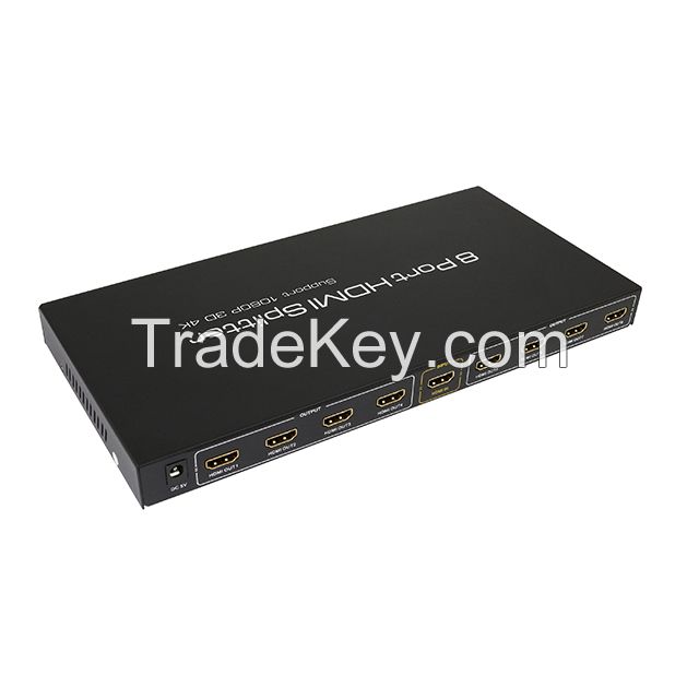 HDMI Splitter 1x8 4k*2k HDCP 3D support 