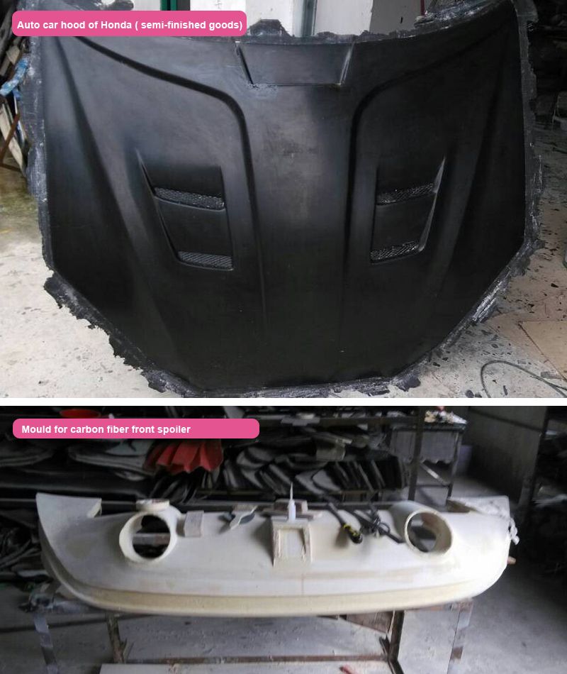 OEM ODM CFRP carbon fiber auto bonnet refitting