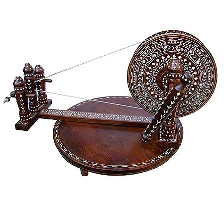 Inlaid Charkha Design