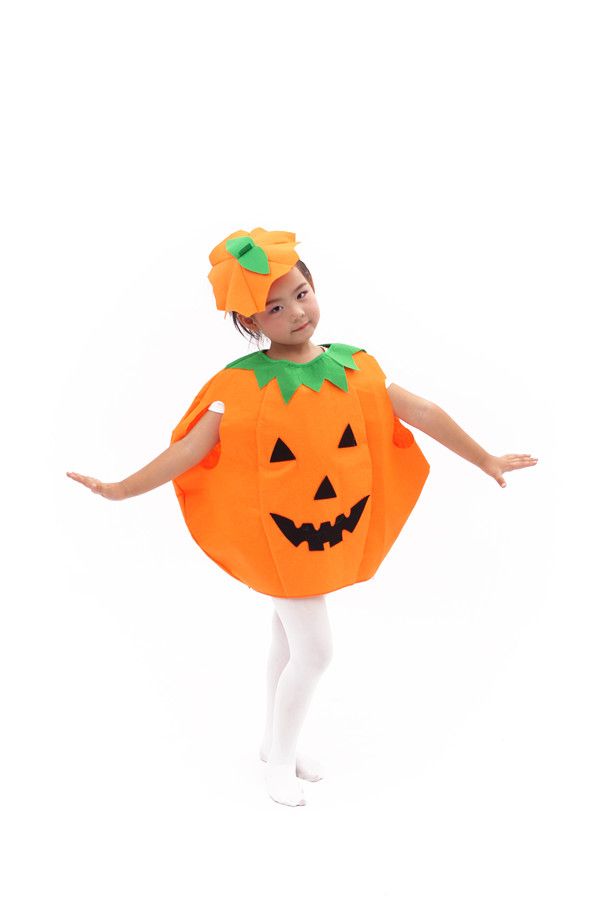 Halloween Pumpkin costumes of children