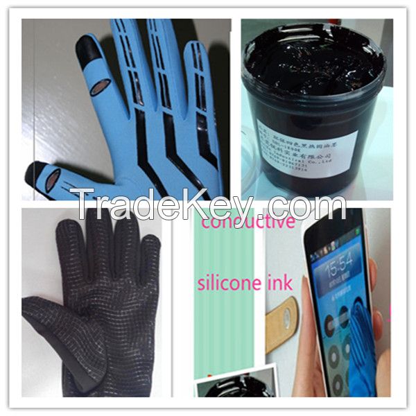 two-component conductive silicone ink used for touchscreen gloves