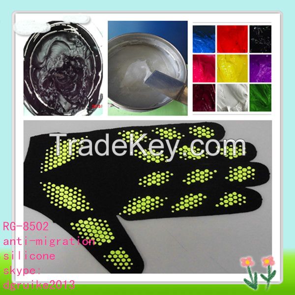 great adhesive non-slip silicone ink used for lycra gloves printing 