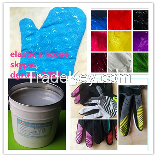 China manufacturer of round silicone used for lycra gloves screen printing 