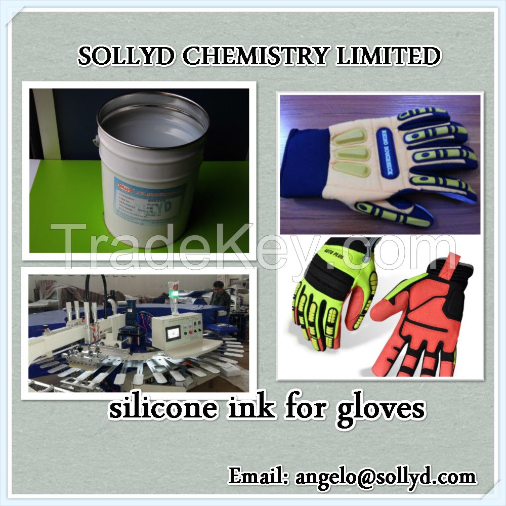automatic machine printing moulding silicone ink for gloves screen printing