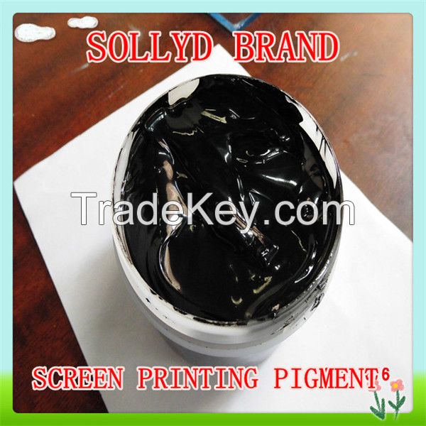 Black Pigment Silicone Ink For Silk, Socks, Gloves, Garment...