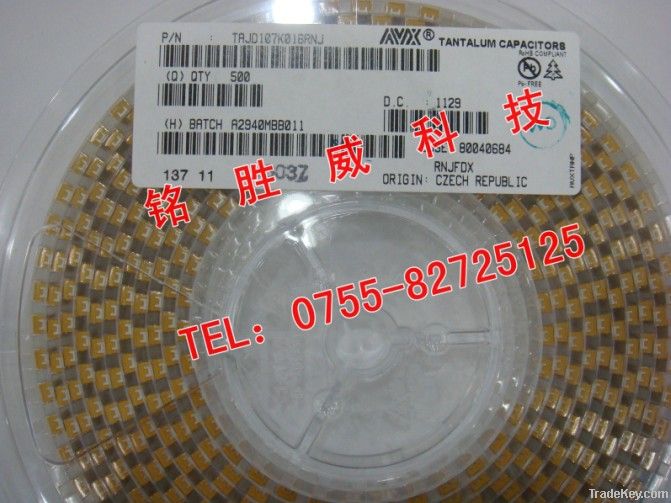 Certified products-Tantalum capacitor  TAJD107M016RNJ