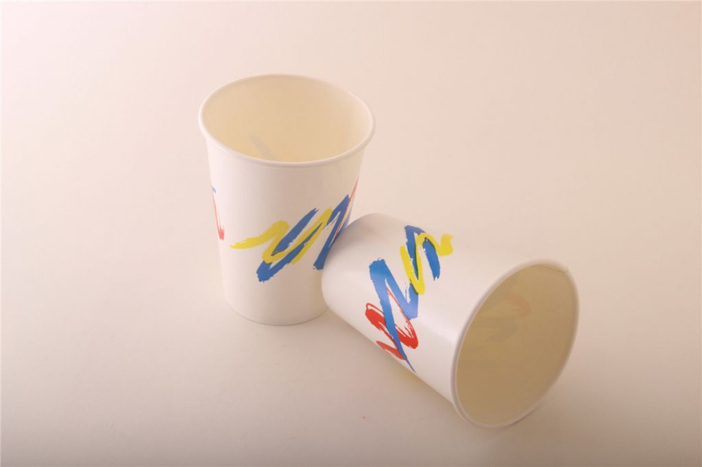  12oz Disposable Double PE Coated Cold Drinking beverage Paper Cup