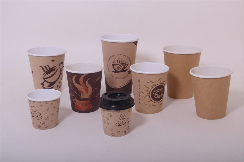 4oz  wholesale disposable brown natural kraft paper cups