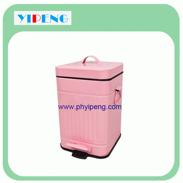 Square pedal dust bin