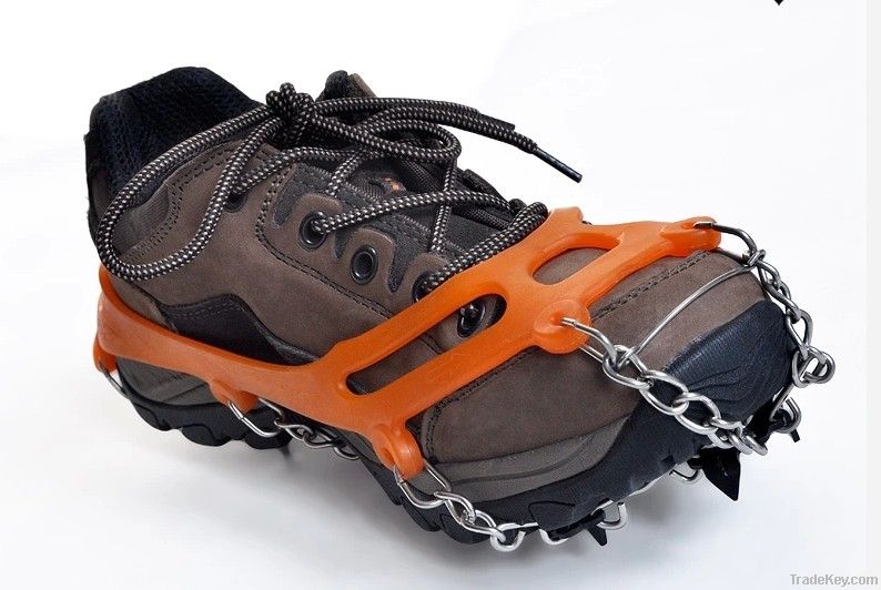 Eight teeth enhanced walking crampons