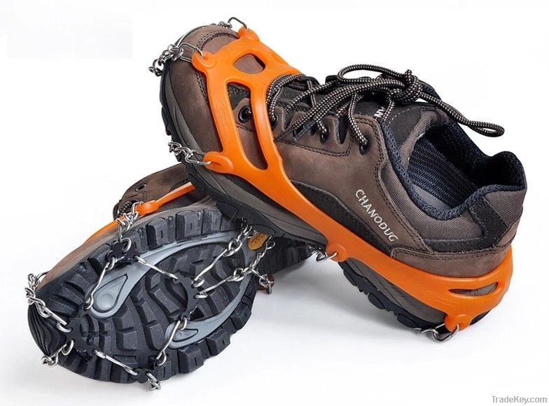 Eight teeth enhanced walking crampons