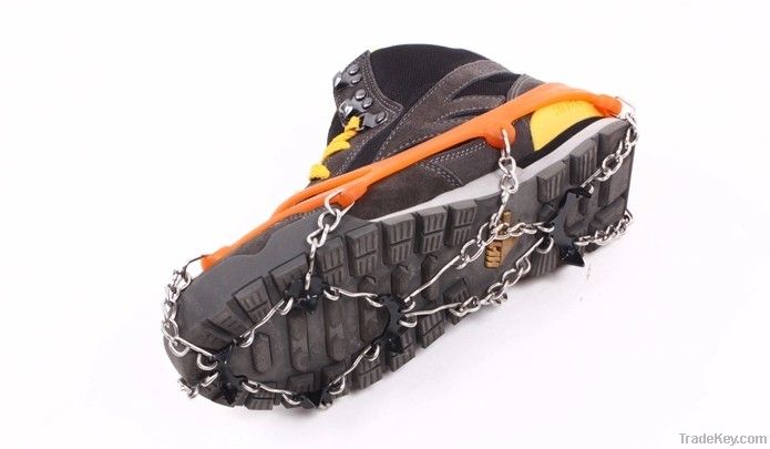 Eight teeth enhanced walking crampons