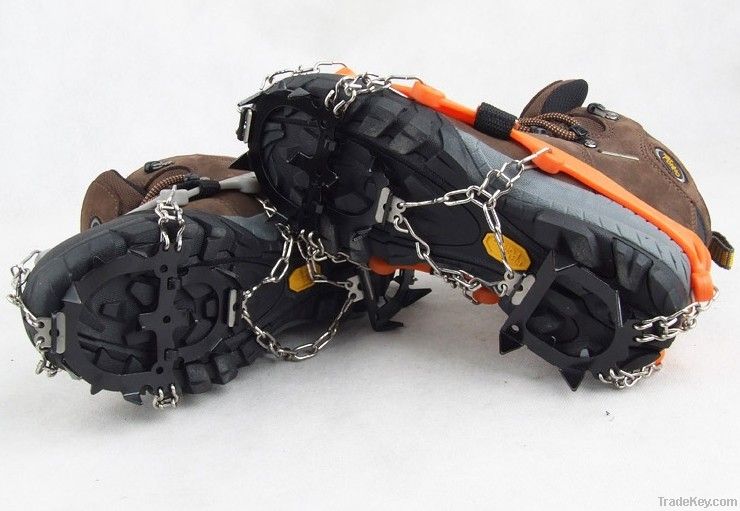 Twelve teeth enhanced walking crampons