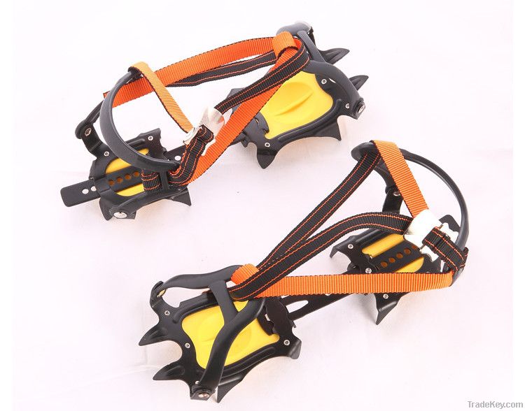 Ten teeth walking crampons