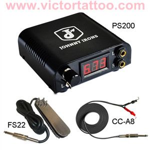 Johnny Irons Dual Tattoo Machine Power Supply, Quality Guaranted!