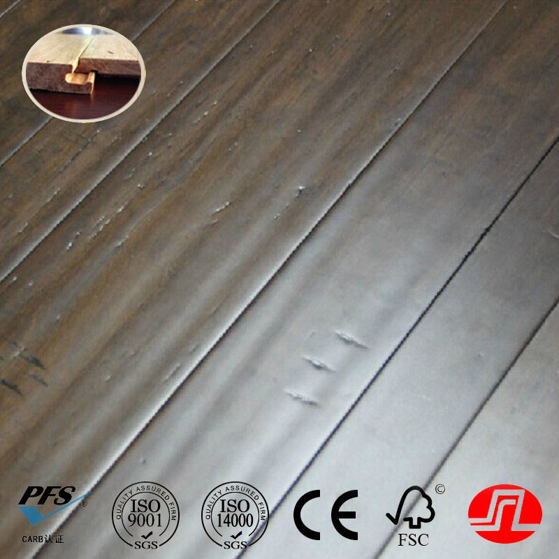 hand scraped strand woven bamboo flooring