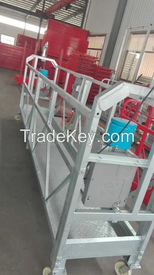 hot galvanized suspended platform swing stage ZLP-800/ ZLP-630