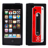 Silicone Cassette Tape Case For iPhone 