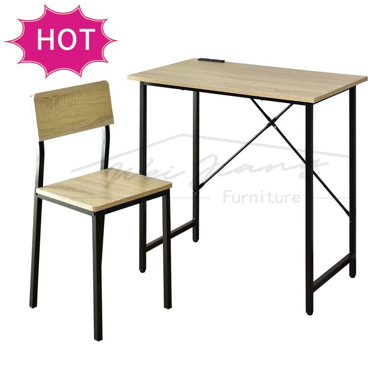 Simple Design Good Quality Study Table with Chair