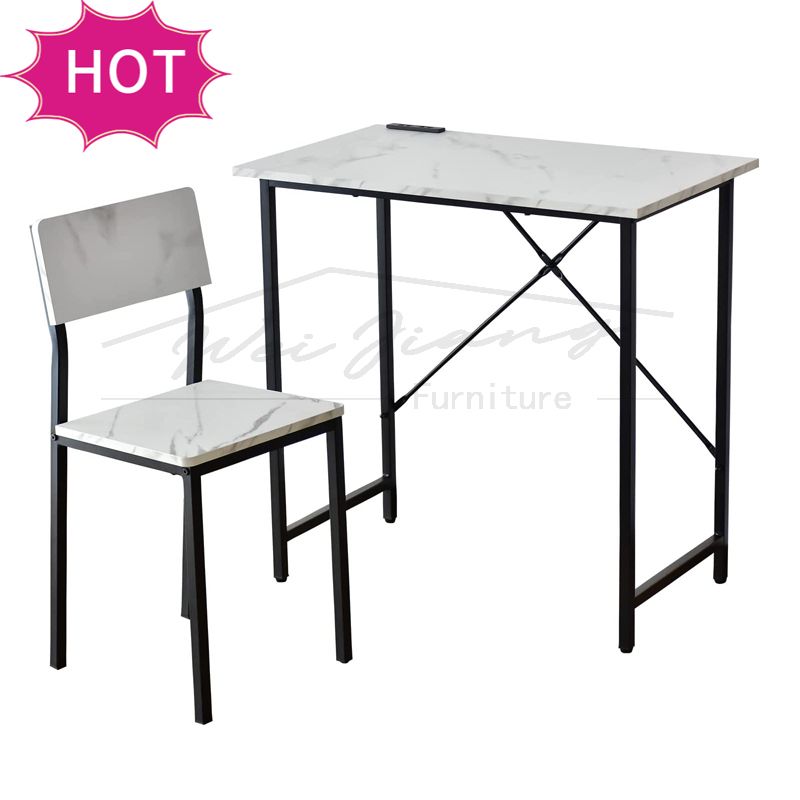 Simple Design Good Quality Study Table with Chair