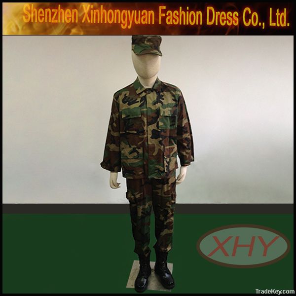 Custom camouflage military uniforms in camo uniform