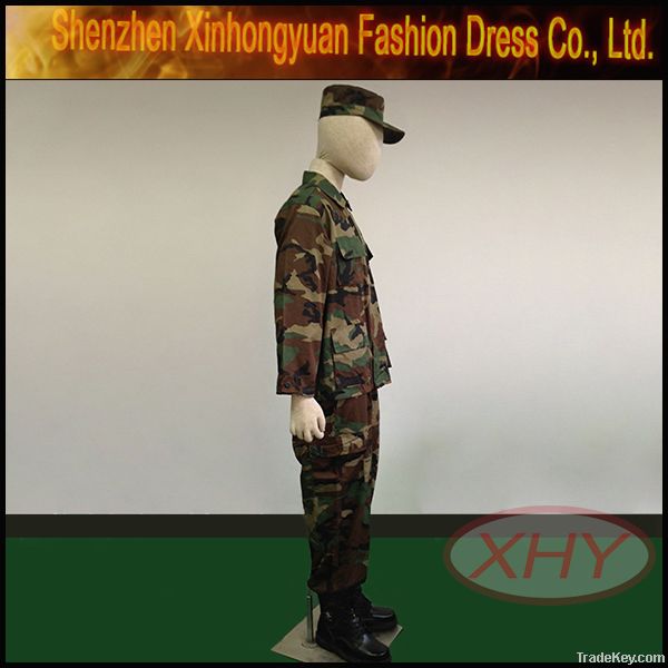 Custom camouflage military uniforms in camo uniform