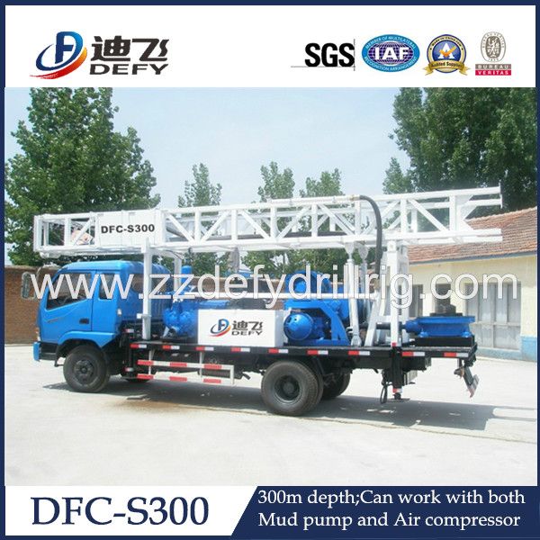 Functional DFC-S300 Truck Mounted Water Well Drilling Rig