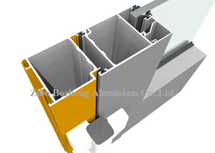 aluminium extrusion profile for window and door