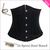 hot sale Black/White steel bone underbust