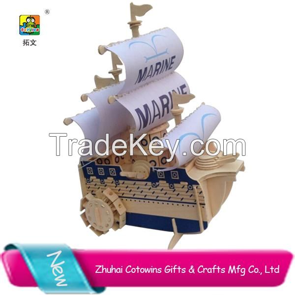 One piece  Anime 3d pirate ship
