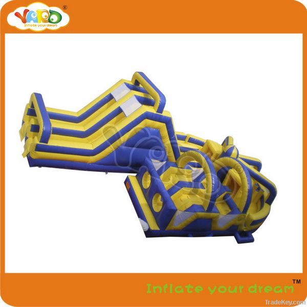 Inflatable obstacle course, obstacle course, inflatable course