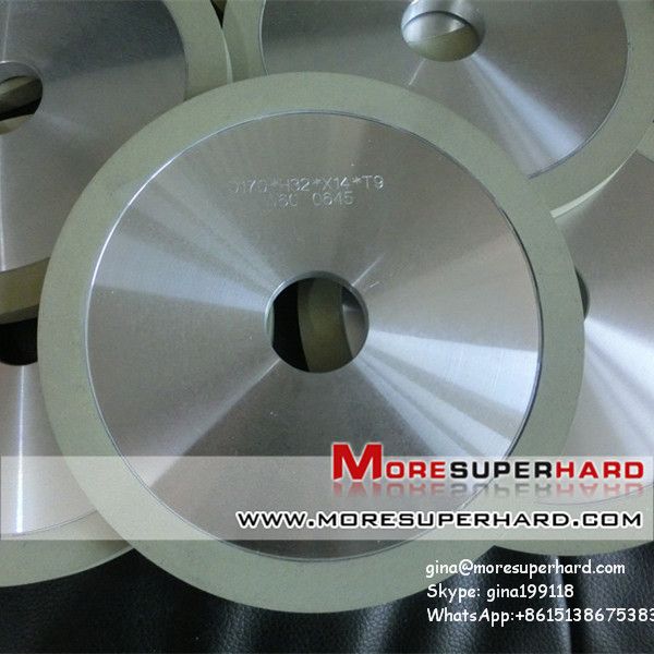 1A1 ceramic/vitrified bond diamond bruting wheel for processing natural diamond 