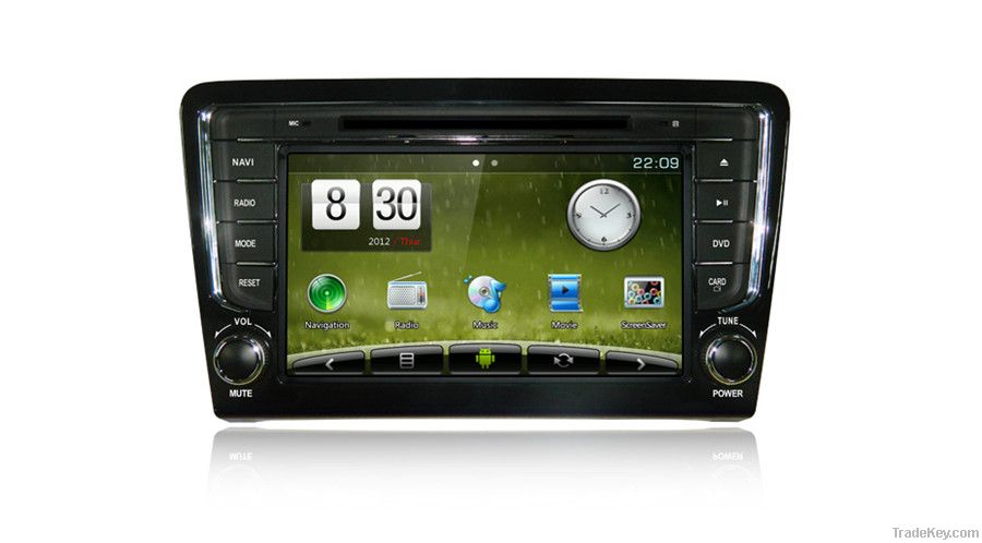 Quad Core Android4.2 HD Car Navigation for 2013 Vw Santana (8in CH, 10