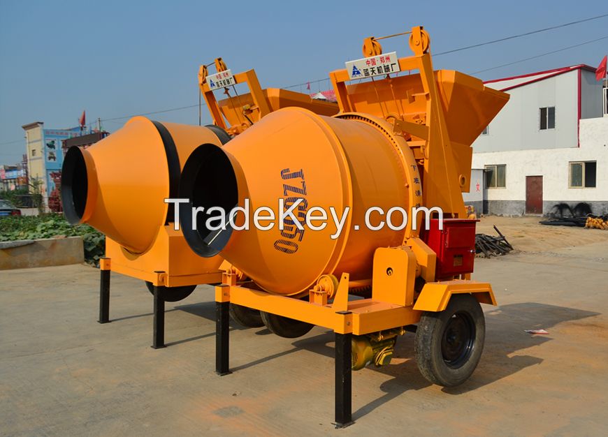 JZC350 power-driven self-fall concrete mixer